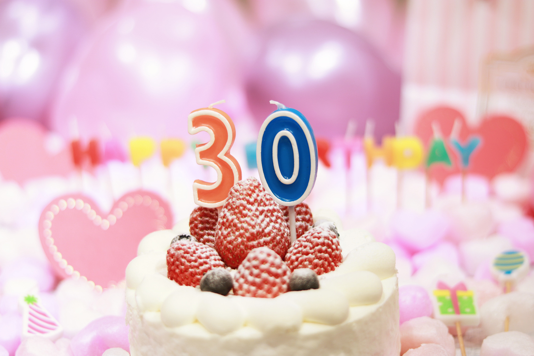 30歳の女性上司への誕生日ケーキ