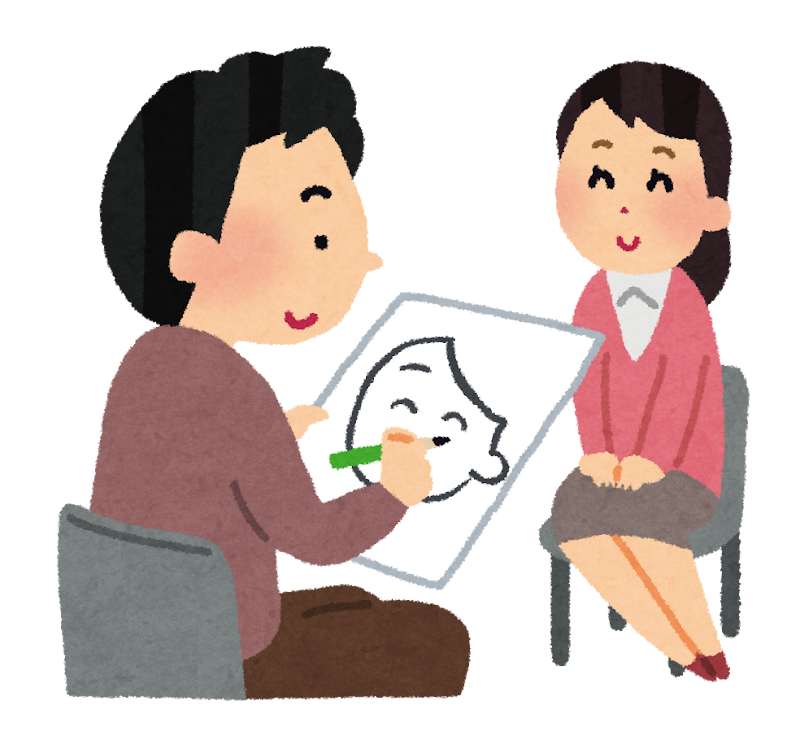 還暦祝いに似顔絵のイラストをプレゼント