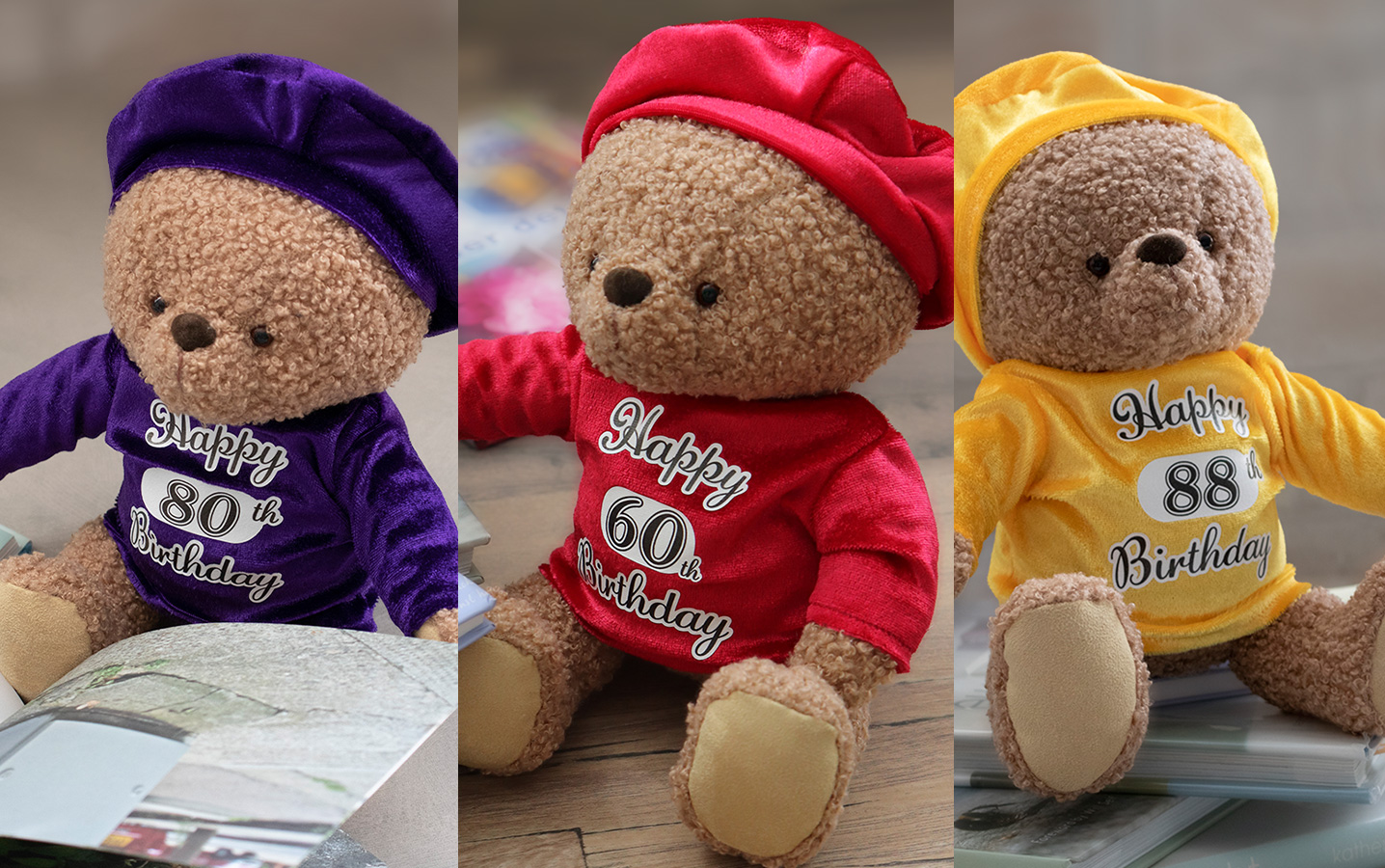 長寿ベレーベアフラワーセット